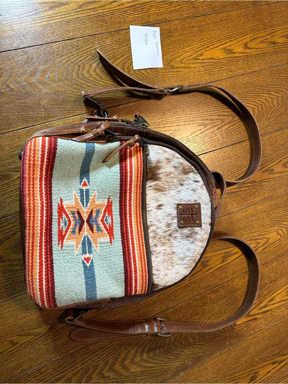 STS Ranchwear Aztec/Cowhide Backpack